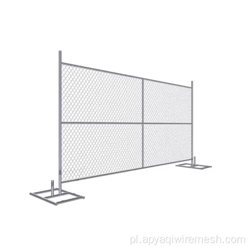 Konstrukcja tymczasowe panele ogrodzenia łańcucha